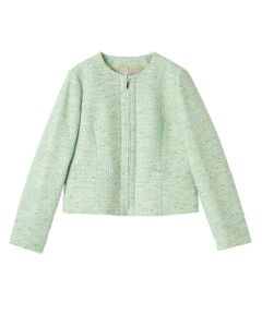 Leilian / レリアン テーラードジャケット | ツイードノーカラージャケット