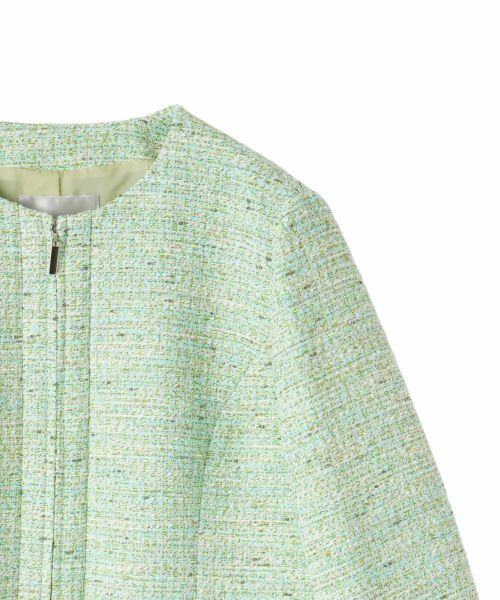 Leilian / レリアン テーラードジャケット | ツイードノーカラージャケット | 詳細2