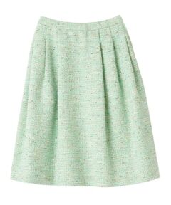 Leilian / レリアン ミニ・ひざ丈スカート | ツイードフレアスカート