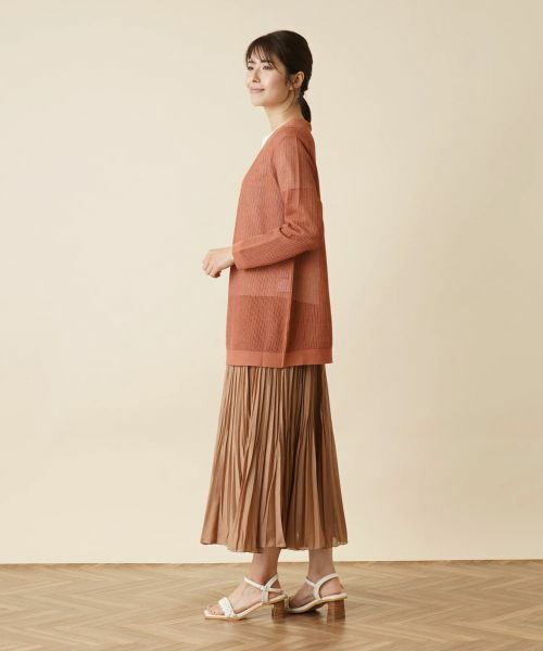 Leilian / レリアン カーディガン・ボレロ | 透かし編みニットカーディガン | 詳細2