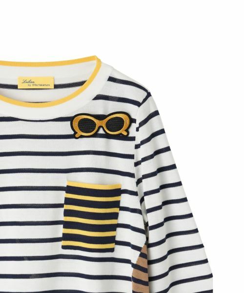 Leilian / レリアン ニット・セーター | WEB限定【レリアンby エリコ・ナカムラ】ボーダーニットセーター | 詳細2