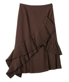 Leilian / レリアン ミニ・ひざ丈スカート | フリルスカート