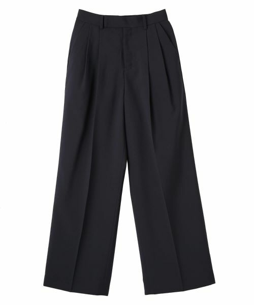 Leilian / レリアン その他パンツ | ワイドパンツ(ネイビー)