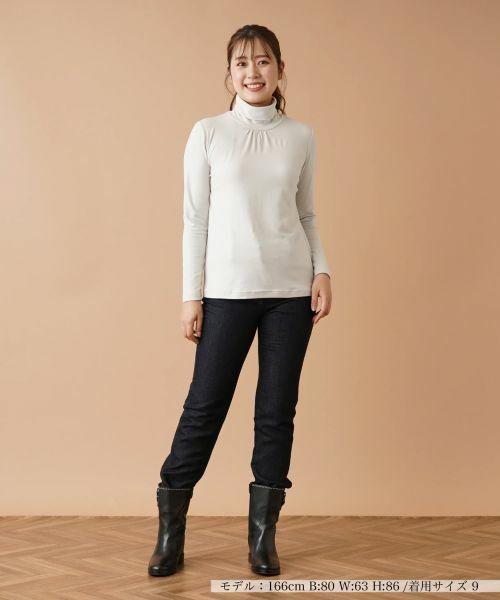 Leilian / レリアン カットソー | ハイネックカットソー | 詳細1