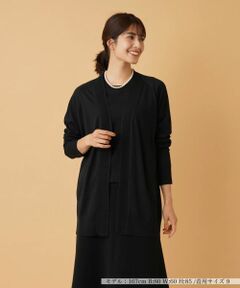 新品タグ付 Leilian レリアン 24SS トッパーカーディガン ブラック Leilian / レリアン （レディース） カーディガン・ボレロ