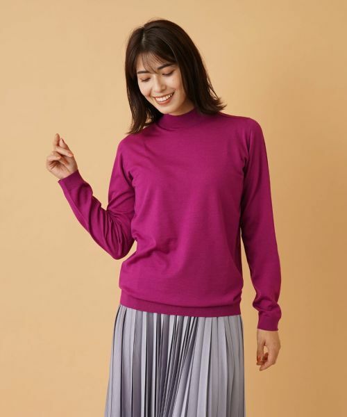 Leilian / レリアン ニット・セーター | ハイネックニット【GEMMA】(アメジスト)
