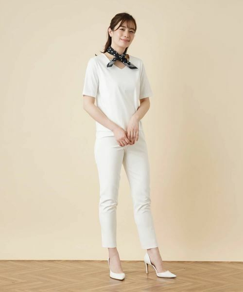 Leilian / レリアン ニット・セーター | Vネックカットソー | 詳細1