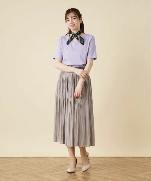 Leilian / レリアン ニット・セーター | Vネックカットソー | 詳細4