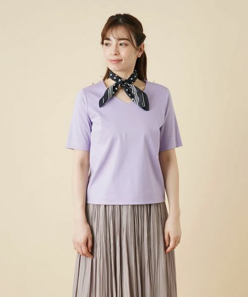 Leilian / レリアン ニット・セーター | Vネックカットソー | 詳細8