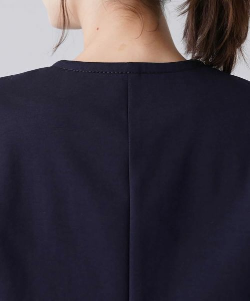 Leilian / レリアン テーラードジャケット | ストレッチノーカラージャケット | 詳細9