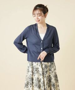 Leilian / レリアン カーディガン・ボレロ | ラメシアーカーディガン