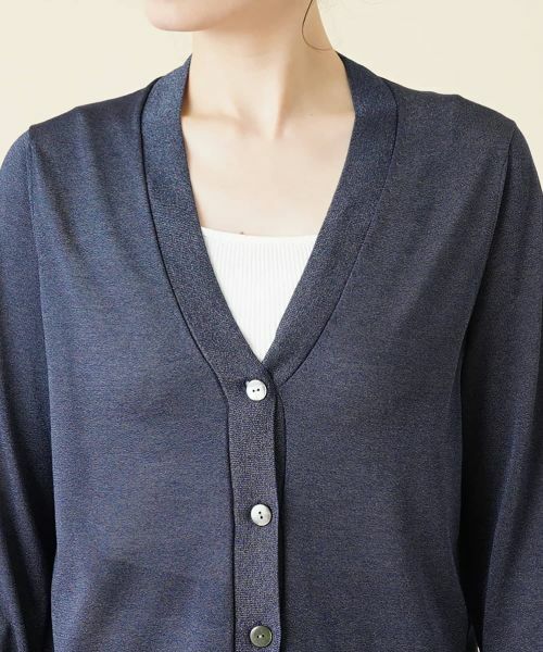 Leilian / レリアン カーディガン・ボレロ | ラメシアーカーディガン | 詳細10