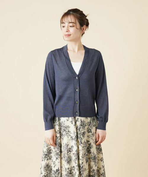 Leilian / レリアン カーディガン・ボレロ | ラメシアーカーディガン | 詳細7