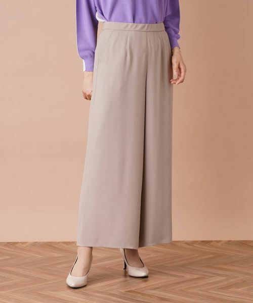 Leilian/レリアン ワンタックワイドパンツ キャメル 9(M) Leilian/レリアン ワンタックワイドパンツ キャメル 9(M)