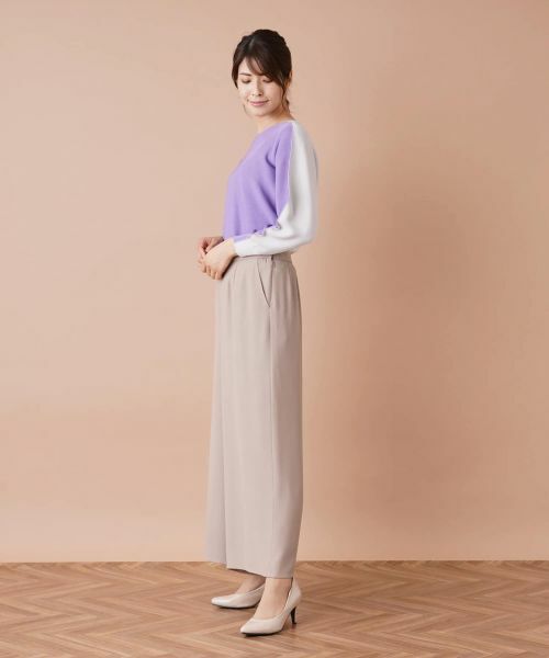 Leilian / レリアン その他パンツ | ワンタックワイドパンツ | 詳細13