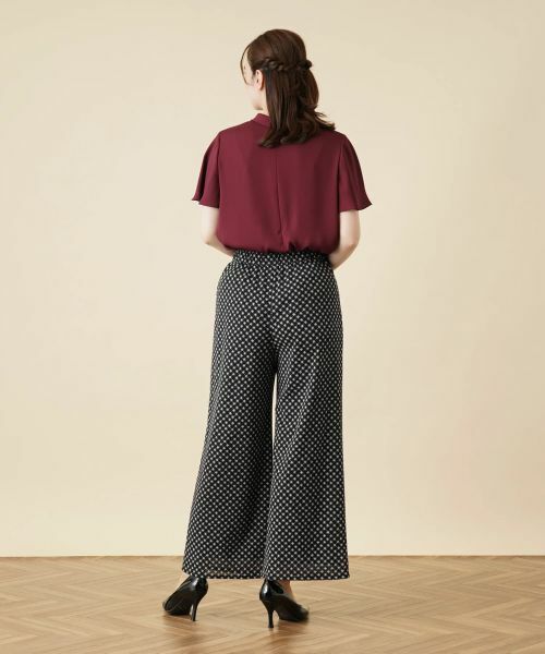 Leilian / レリアン その他パンツ | 総柄ワイドパンツ | 詳細3