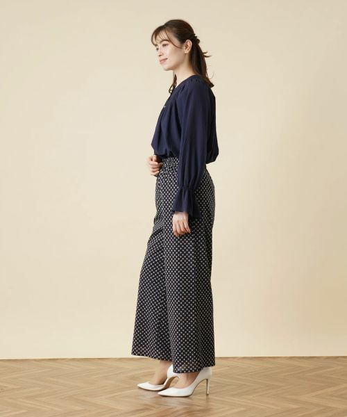 Leilian / レリアン その他パンツ | 総柄ワイドパンツ | 詳細5