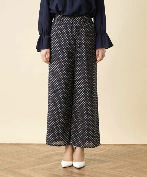 Leilian / レリアン その他パンツ | 総柄ワイドパンツ | 詳細7