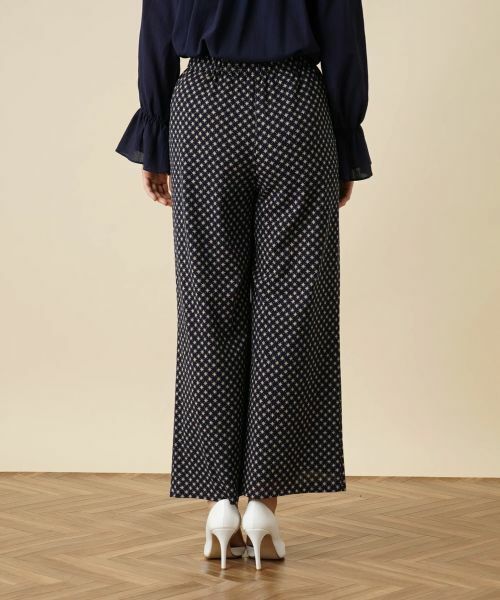 Leilian / レリアン その他パンツ | 総柄ワイドパンツ | 詳細9