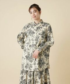 Leilian / レリアン シャツ・ブラウス | ボタニカルフラワーブラウス