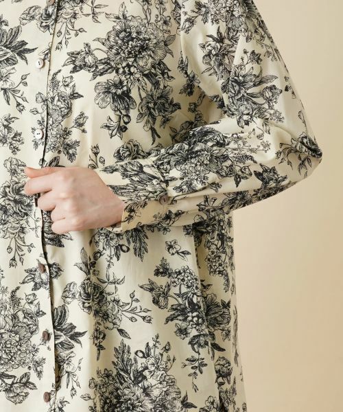 Leilian / レリアン シャツ・ブラウス | ボタニカルフラワーブラウス | 詳細10