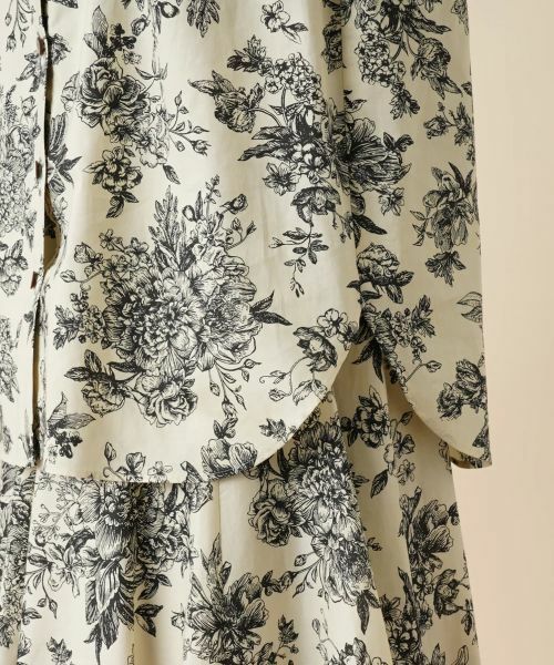 Leilian / レリアン シャツ・ブラウス | ボタニカルフラワーブラウス | 詳細11