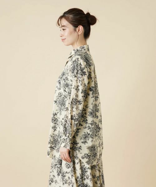 Leilian / レリアン シャツ・ブラウス | ボタニカルフラワーブラウス | 詳細6