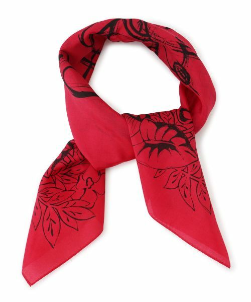 Leilian/レリアン スカーフ【ミッキーマウス】 レッド系 その他