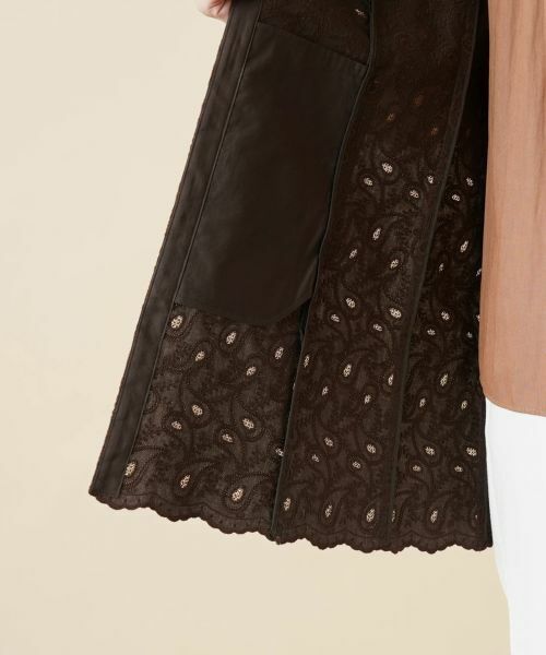 Leilian / レリアン テーラードジャケット | ペイズリーロングベスト | 詳細14