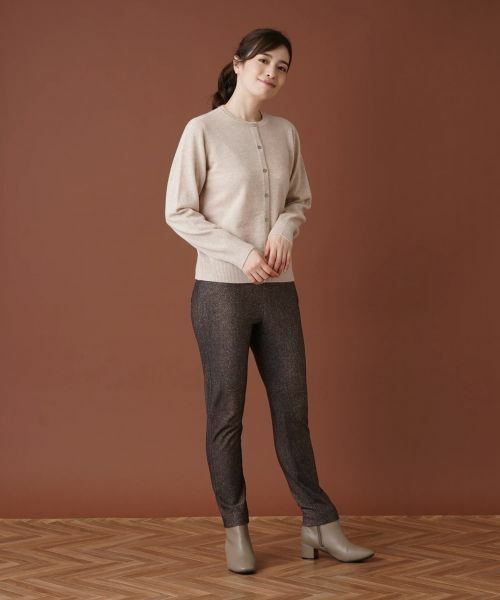 Leilian / レリアン カーディガン・ボレロ | カシミヤクルーネックカーディガン | 詳細1