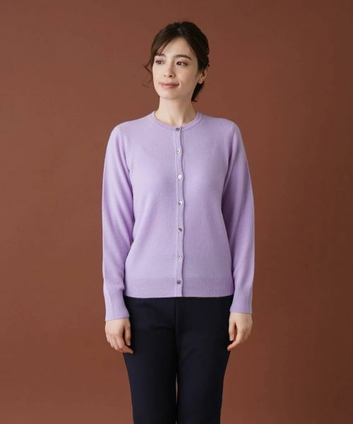 Leilian / レリアン カーディガン・ボレロ | カシミヤクルーネックカーディガン | 詳細10