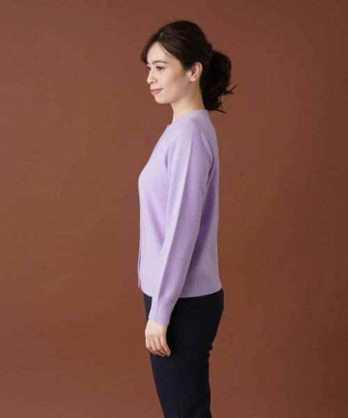 Leilian / レリアン カーディガン・ボレロ | カシミヤクルーネックカーディガン | 詳細11