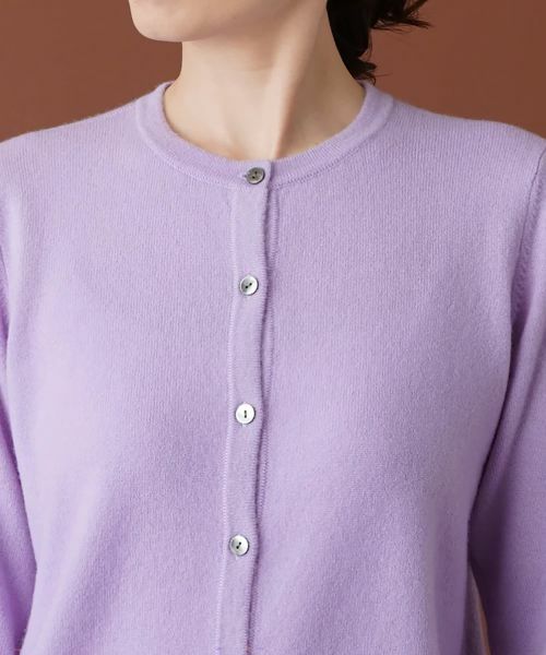 Leilian / レリアン カーディガン・ボレロ | カシミヤクルーネックカーディガン | 詳細13