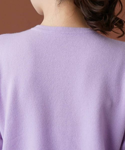 Leilian / レリアン カーディガン・ボレロ | カシミヤクルーネックカーディガン | 詳細14