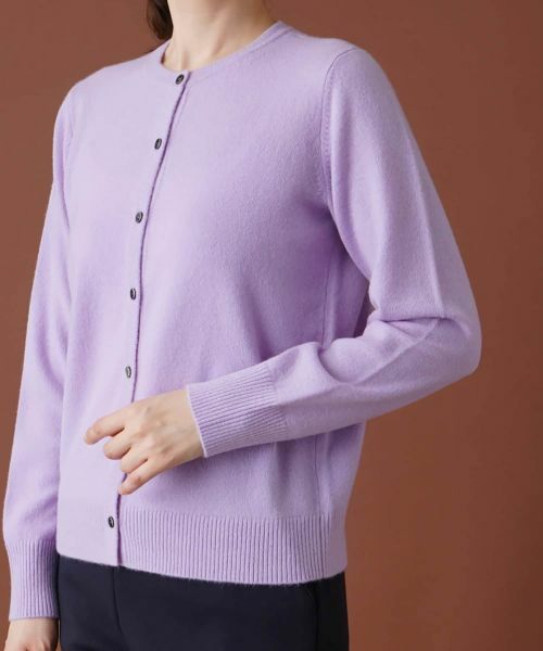 Leilian / レリアン カーディガン・ボレロ | カシミヤクルーネックカーディガン | 詳細15