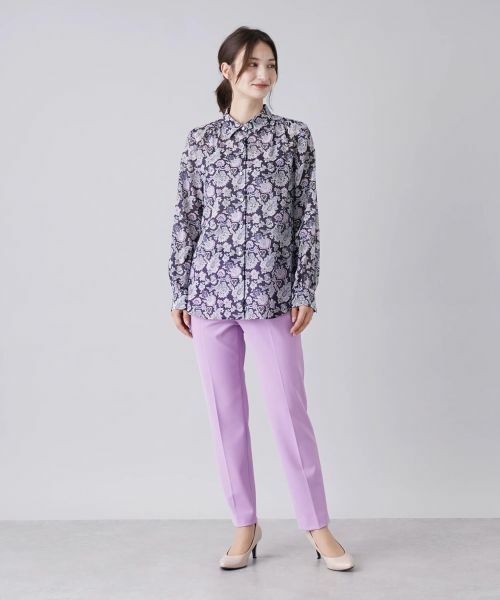 Leilian / レリアン その他パンツ | テーパードクロップドパンツ | 詳細1