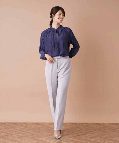 Leilian / レリアン その他パンツ | ストレッチセンタープレスパンツ | 詳細11