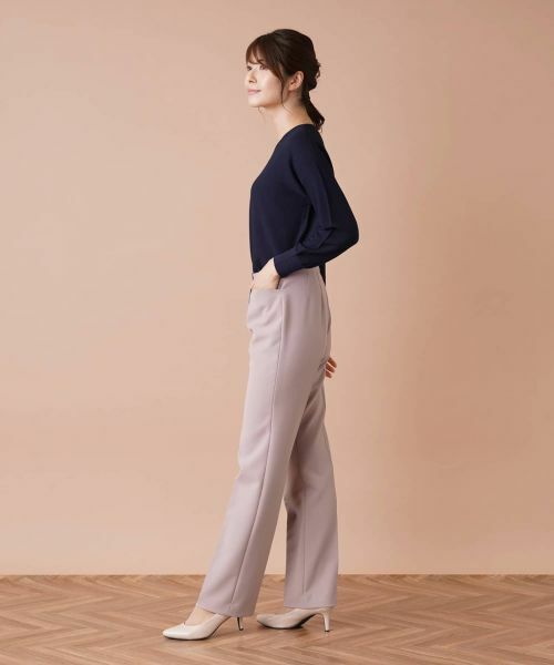 Leilian / レリアン その他パンツ | ストレッチセンタープレスパンツ | 詳細2