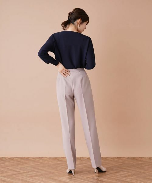 Leilian / レリアン その他パンツ | ストレッチセンタープレスパンツ | 詳細3