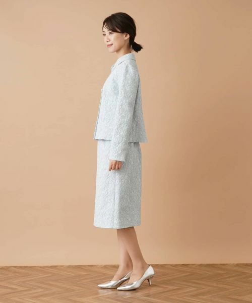 Leilian / レリアン セットアップ | ジャカードセレモニースーツ【セレモニー】 | 詳細2