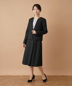 Leilian(レリアン)セットアップ パンツスーツ ブラック 11 ブラックフォーマル】パンツスーツ|レリアン プラスハウス