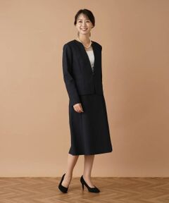 Leilian セットアップスーツ セール】 【店舗人気】ステンカラースーツ【セレモニー
