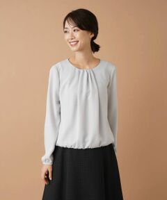 Leilian / レリアン シャツ・ブラウス | タックブラウス【セレモニー】