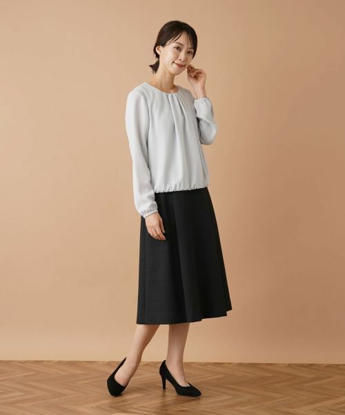 Leilian / レリアン シャツ・ブラウス | タックブラウス【セレモニー】 | 詳細1