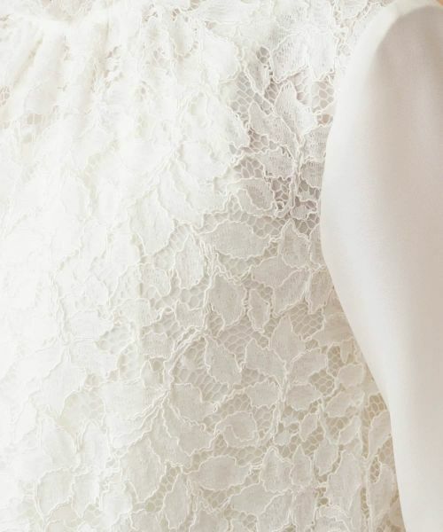 Leilian / レリアン シャツ・ブラウス | レース切り替えブラウス【セレモニー】 | 詳細10