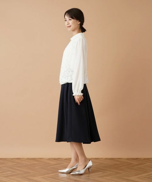 Leilian / レリアン シャツ・ブラウス | レース切り替えブラウス【セレモニー】 | 詳細2