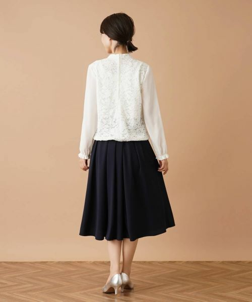 Leilian / レリアン シャツ・ブラウス | レース切り替えブラウス【セレモニー】 | 詳細3