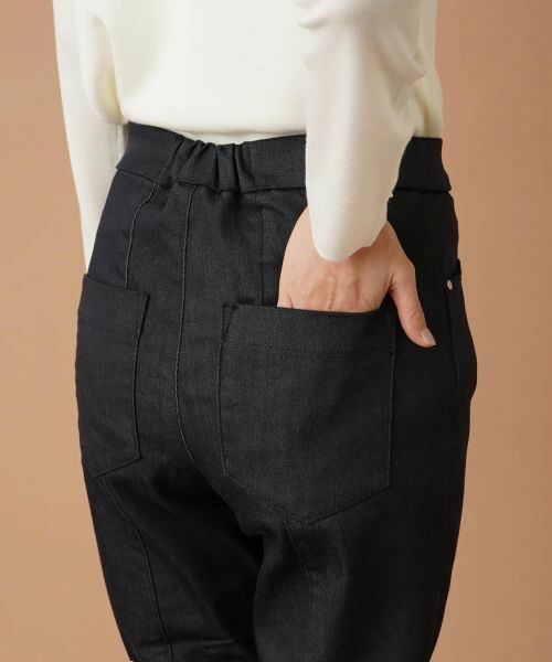 Leilian / レリアン デニムパンツ | バックシームスリムパンツ【L JEANS】 | 詳細9