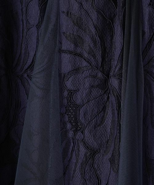 Leilian / レリアン ミニ・ひざ丈スカート | レースフレアスカート | 詳細3