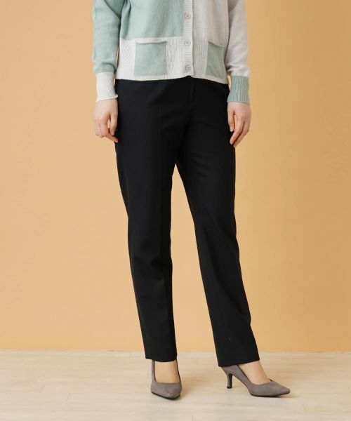 Leilian / レリアン その他パンツ | センタープレスパンツ(ネイビー)